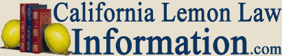 California Lemon Law Information